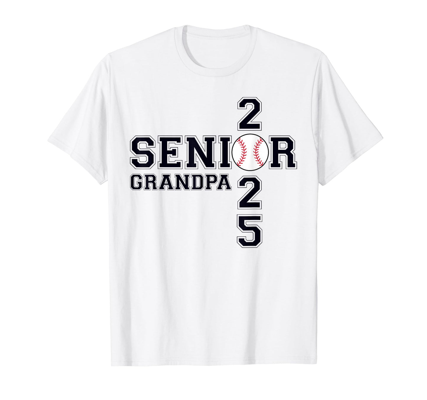 Class 2025 Baseball Grandpa Senior T-Shirt - Aesthetic Graphic Unisex - T-Shirt, Sweatshirt, Hoodie
