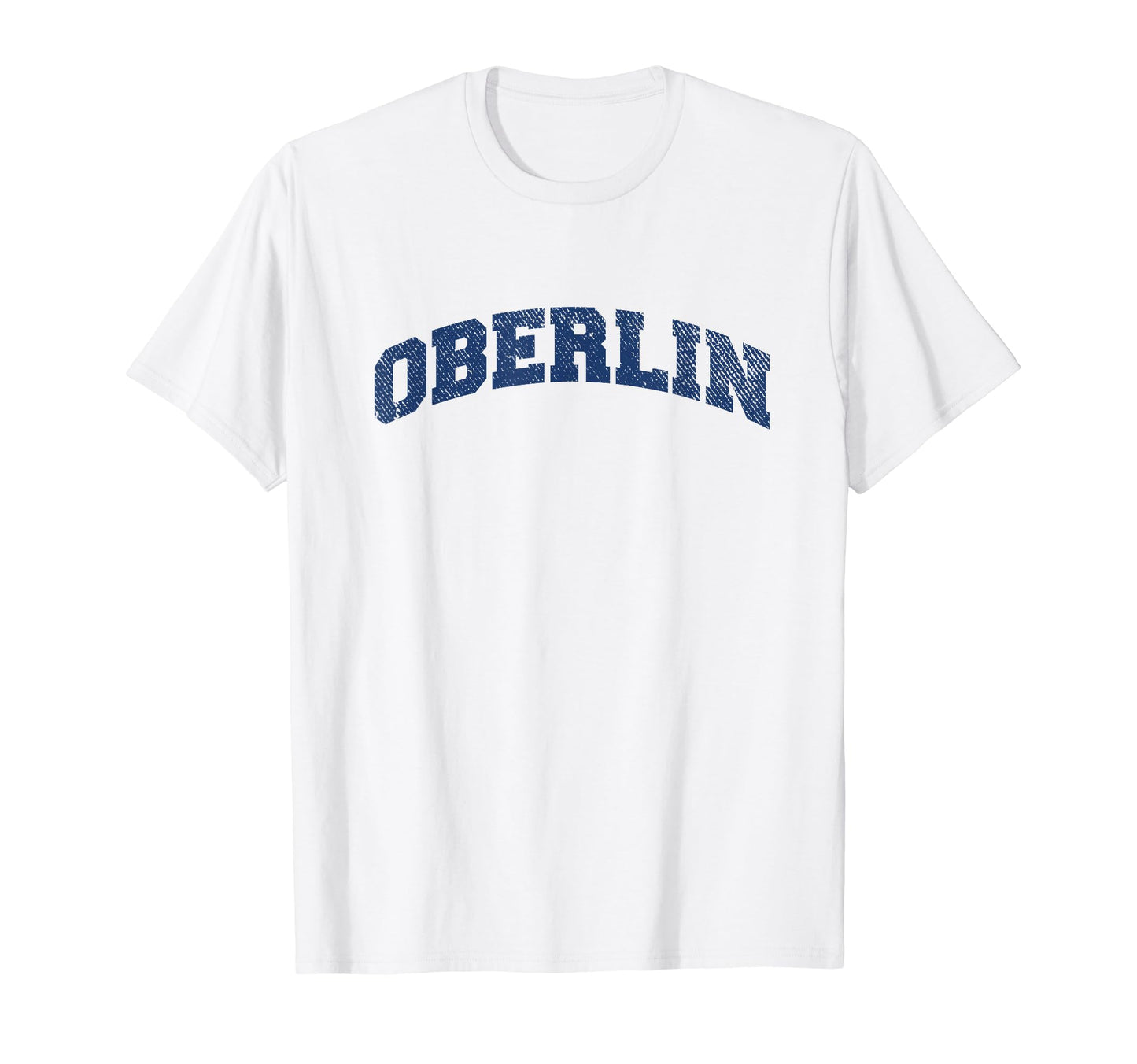 Oberlin Ohio Varsity Grey T-Shirt - Unique Graphic Men Women - T-Shirt, Sweatshirt, Hoodie