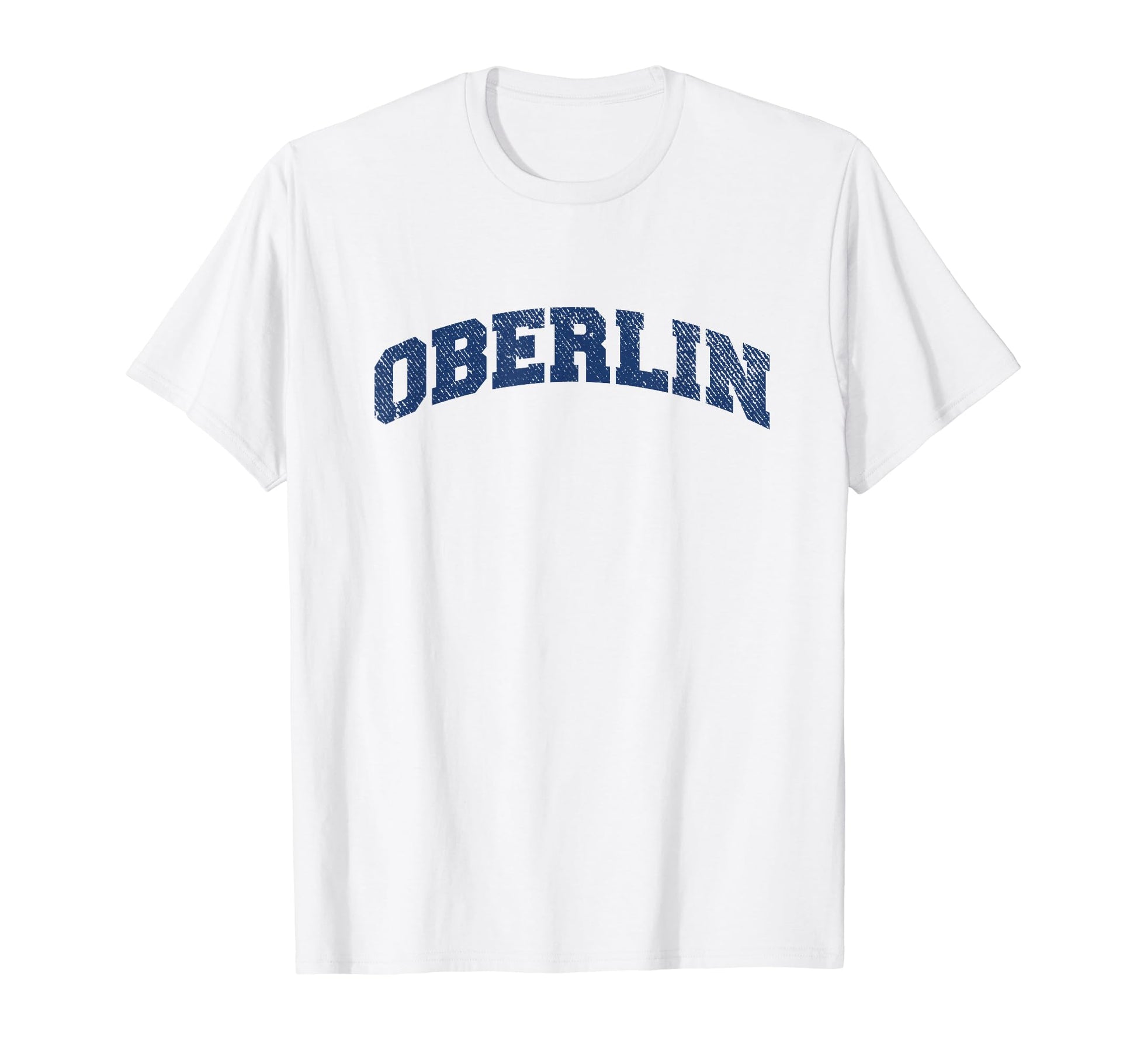 Oberlin Ohio Varsity Grey T-Shirt - Unique Graphic Men Women - T-Shirt, Sweatshirt, Hoodie