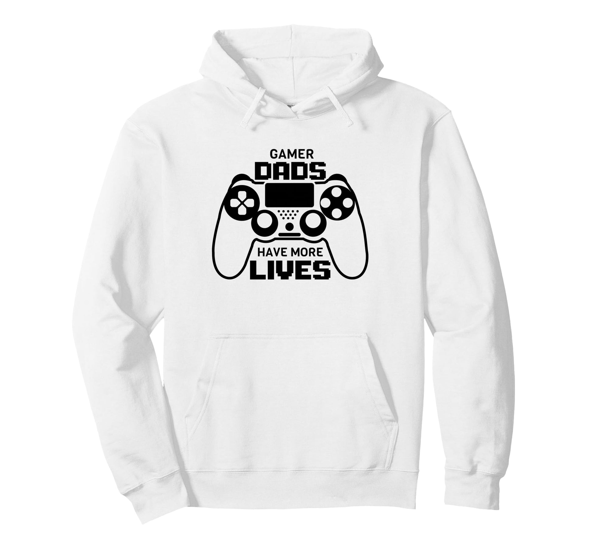 Gamer Dad Have More Lives Funny Joke Hoodie - Novelty Apparel Men Women - T-Shirt, Sweatshirt, Hoodie