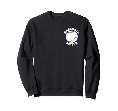 My Baseball Sister Era Groovy Sister Sweatshirt - Unique Graphic Unisex - T-Shirt, Sweatshirt, Hoodie