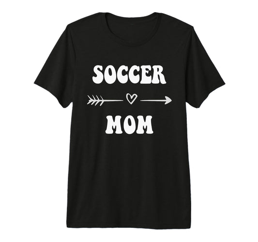 Soccer Mom Soccer Player Stylish Sports Mom T-Shirt - Graphic Print Unisex - T-Shirt, Sweatshirt, Hoodie