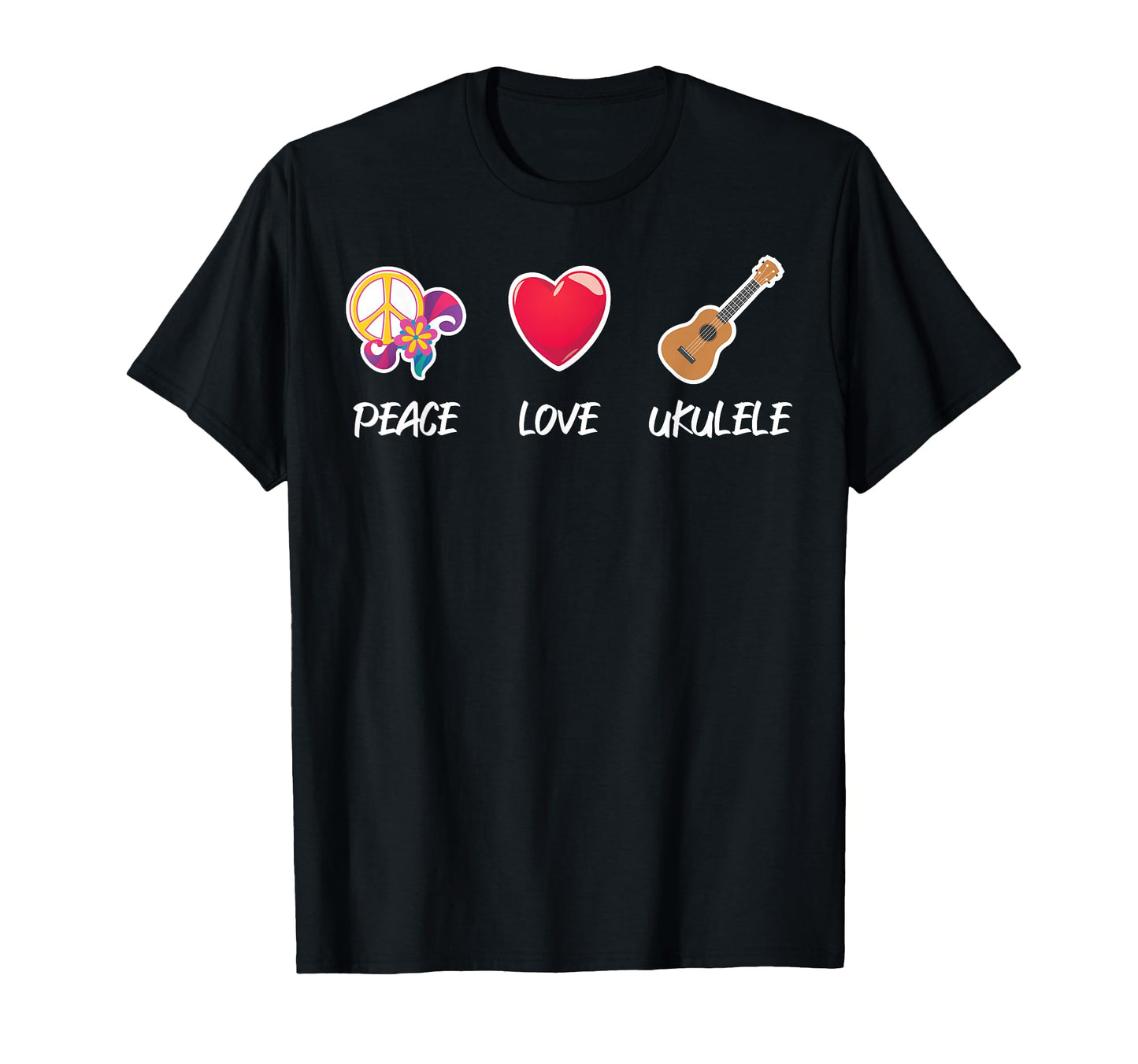 Ukulele Musical Instrument Gift Hoodie - Novelty Apparel for Adults - T-Shirt, Sweatshirt, Hoodie
