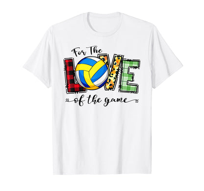 Love Game Day Volleyball Mom T-Shirt - Casual Everyday Wear for Adults - T-Shirt, Sweatshirt, Hoodie