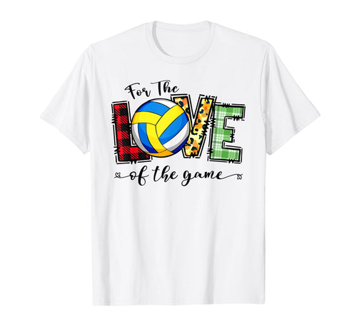 Love Game Day Volleyball Mom T-Shirt - Casual Everyday Wear for Adults - T-Shirt, Sweatshirt, Hoodie