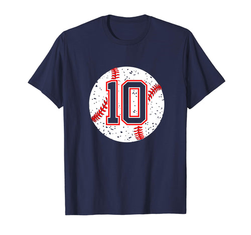 Baseball Number 10 Mom Show Support T-Shirt - Trendy Graphic Men Women - T-Shirt, Sweatshirt, Hoodie