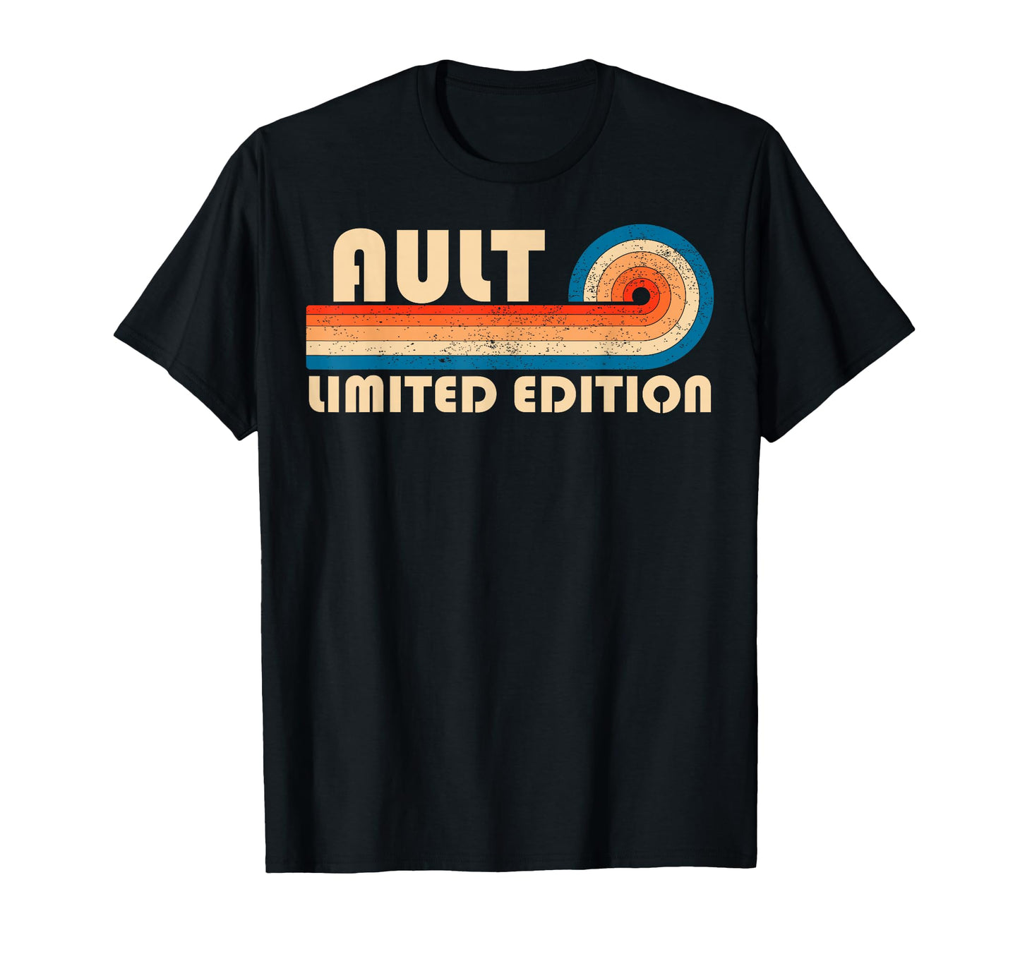 Ault 70S 80S Sunset Stripe T-Shirt - Custom Art Print Unisex - T-Shirt, Sweatshirt, Hoodie