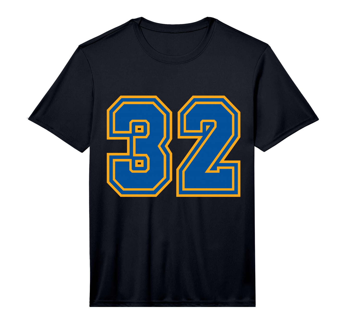 Yellow Blue Varsity Sports Team T-Shirt - Aesthetic Graphic for Adults - T-Shirt, Sweatshirt, Hoodie