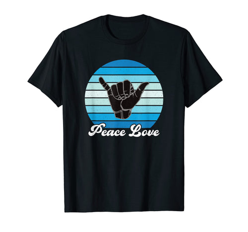 Peace Love Aloha Hawaii Hi Shaka T-Shirt - Custom Art Print Men Women - T-Shirt, Sweatshirt, Hoodie