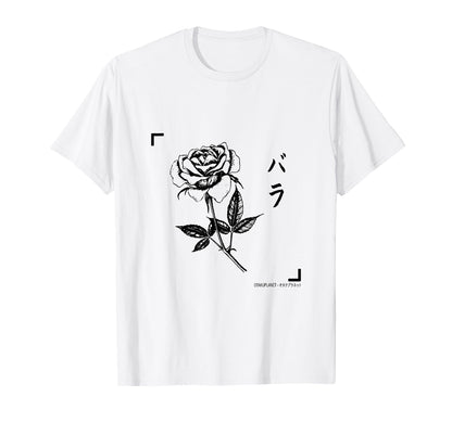 Aesthetic Black Rose Soft Grunge T-Shirt - Minimalist Print for Adults - T-Shirt, Sweatshirt, Hoodie