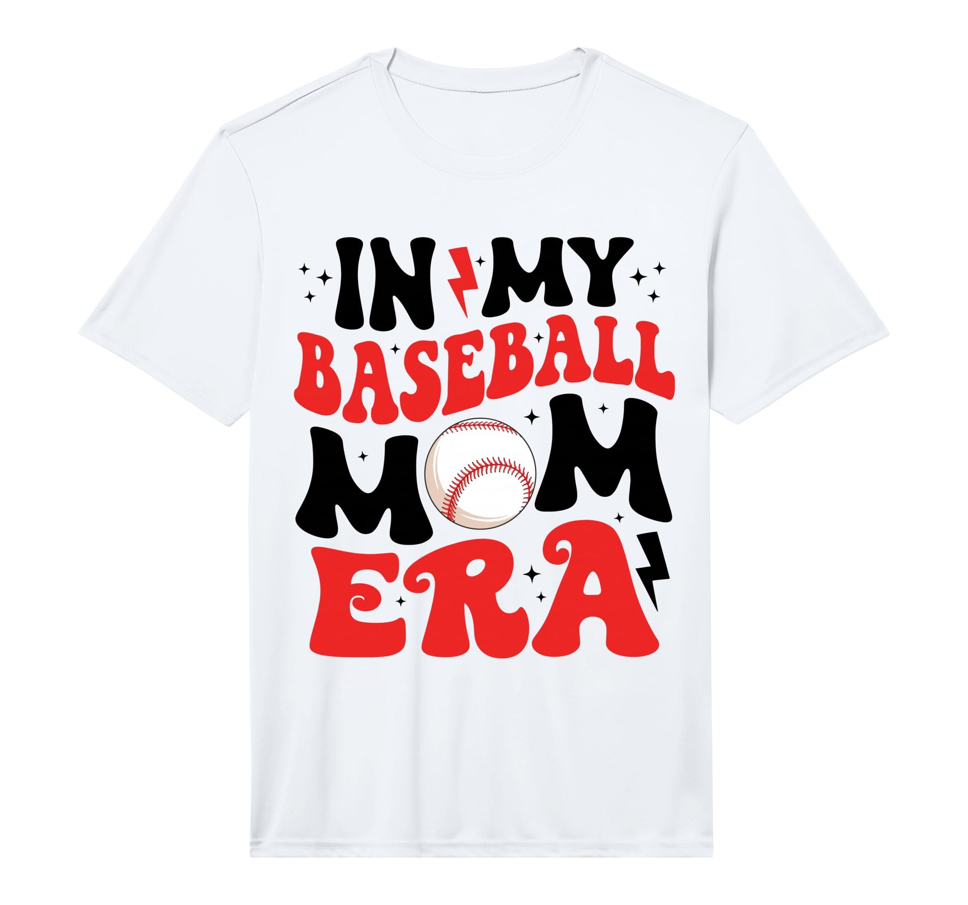 Mens My Baseball Mom Era Groovy T-Shirt - Novelty Apparel for Adults - T-Shirt, Sweatshirt, Hoodie