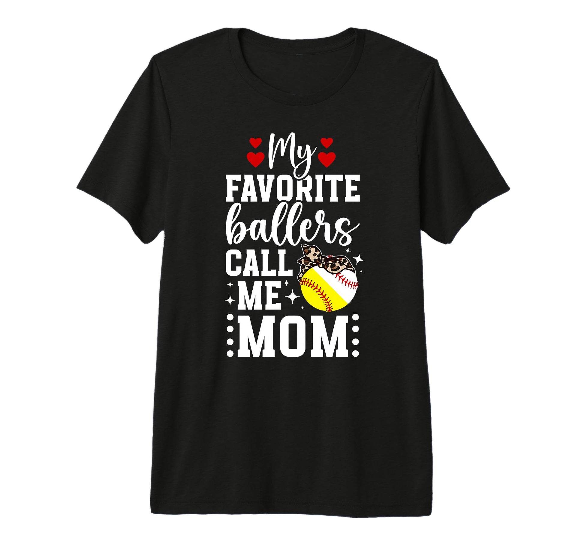 My Favorite Ballers Call Me Mom T-Shirt - Aesthetic Graphic for Adults - T-Shirt, Sweatshirt, Hoodie