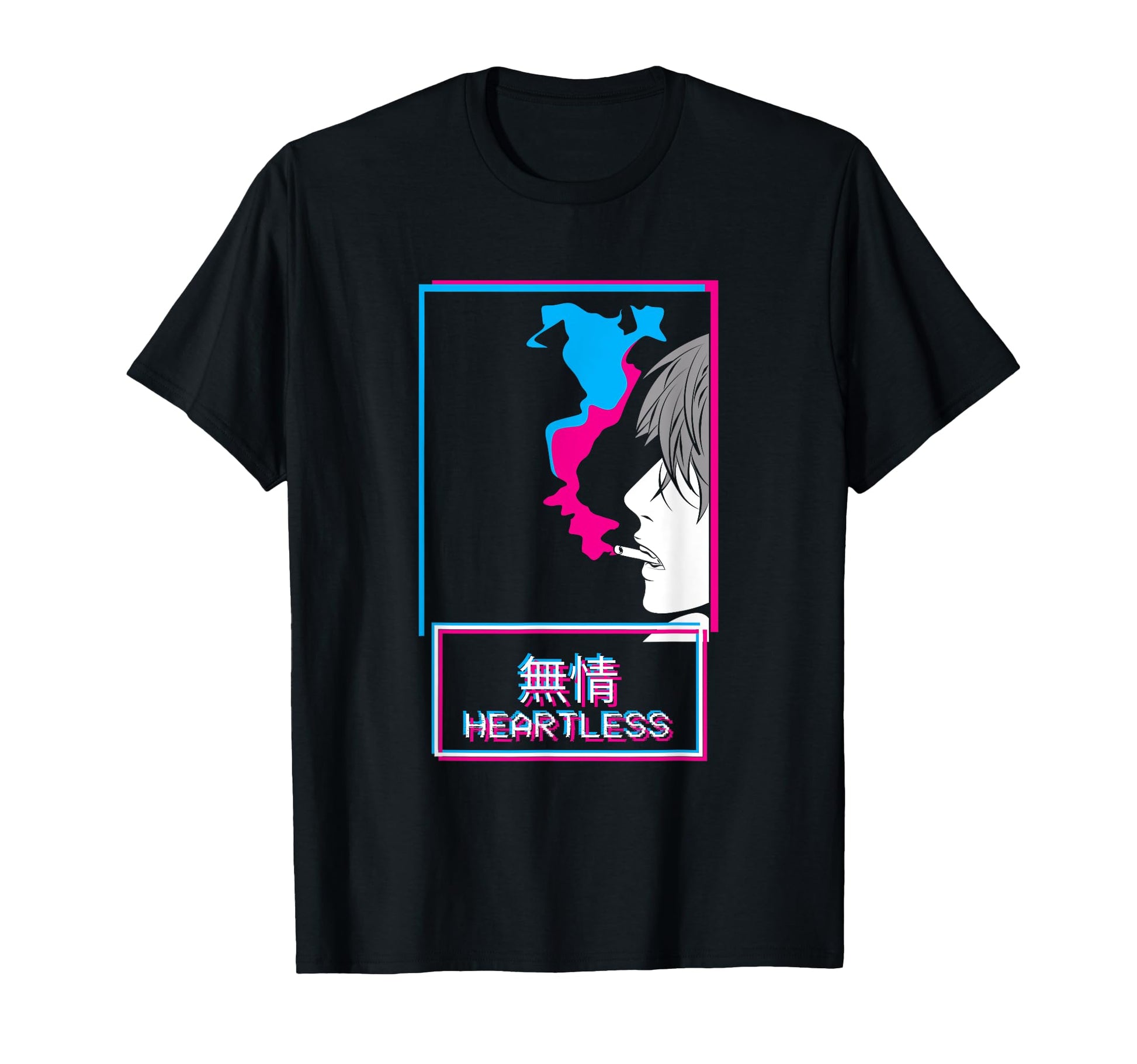 Heartless Anti Social Anime Japanese T-Shirt - Novelty Apparel Unisex - T-Shirt, Sweatshirt, Hoodie