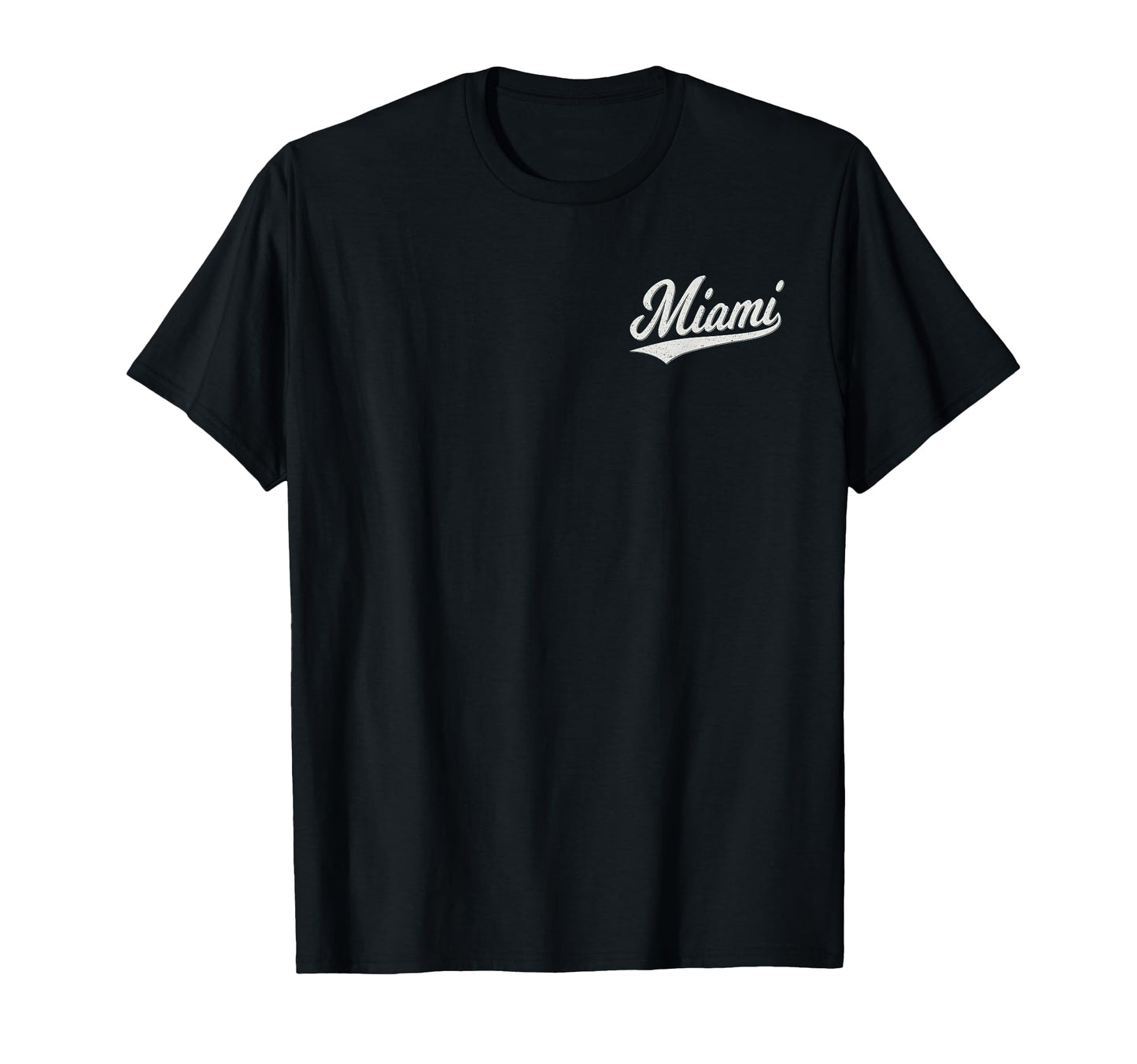 Miami Florida Varsity Script T-Shirt - Casual Everyday Wear for Adults - T-Shirt, Sweatshirt, Hoodie