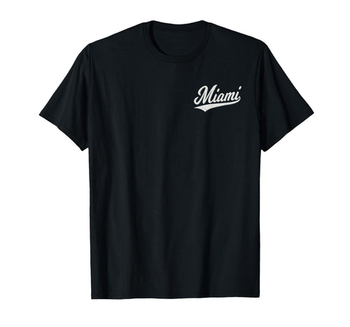 Miami Florida Varsity Script T-Shirt - Casual Everyday Wear for Adults - T-Shirt, Sweatshirt, Hoodie