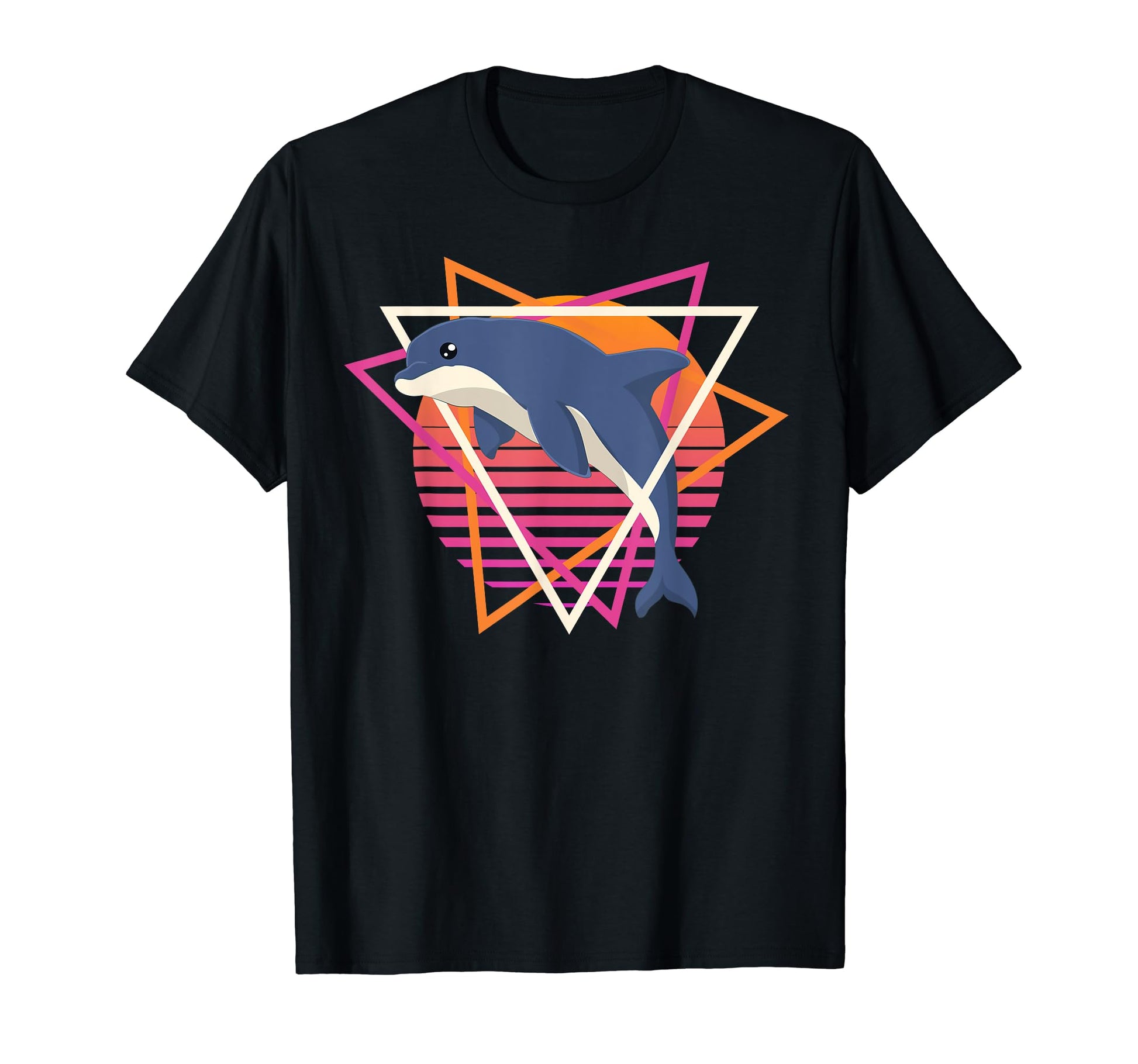 90S Art Ocean Animal Lover Vaporwave T-Shirt - Novelty Apparel Unisex - T-Shirt, Sweatshirt, Hoodie