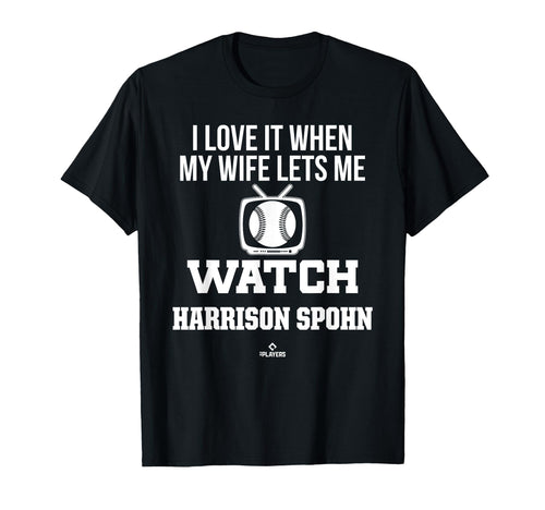 My Wife Lets Me Watch Harrison T-Shirt - Aesthetic Graphic for Adults - T-Shirt, Sweatshirt, Hoodie