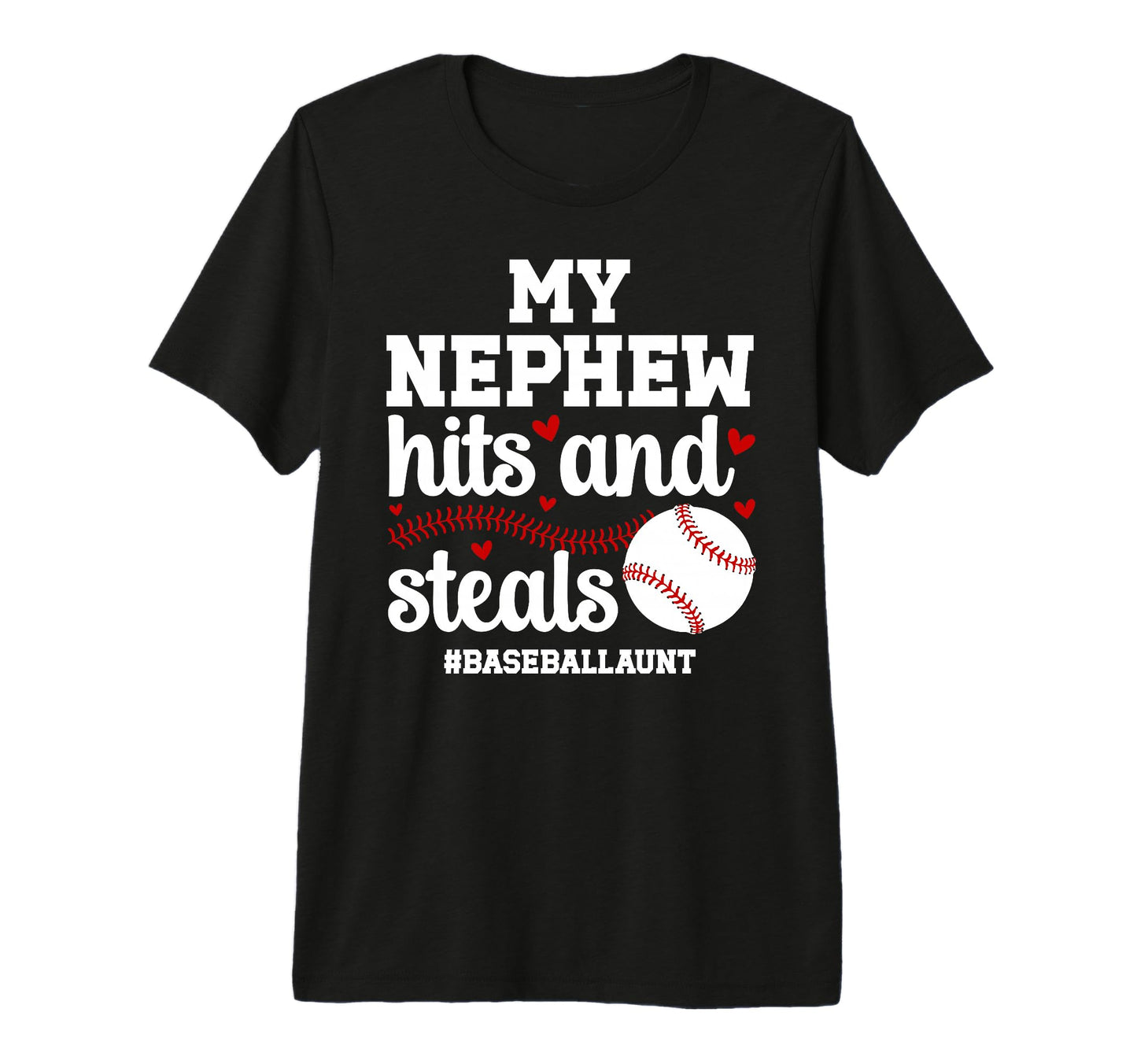 My Nephew Baseball Aunt Baseball Player T-Shirt - Trendy Graphic Unisex - T-Shirt, Sweatshirt, Hoodie