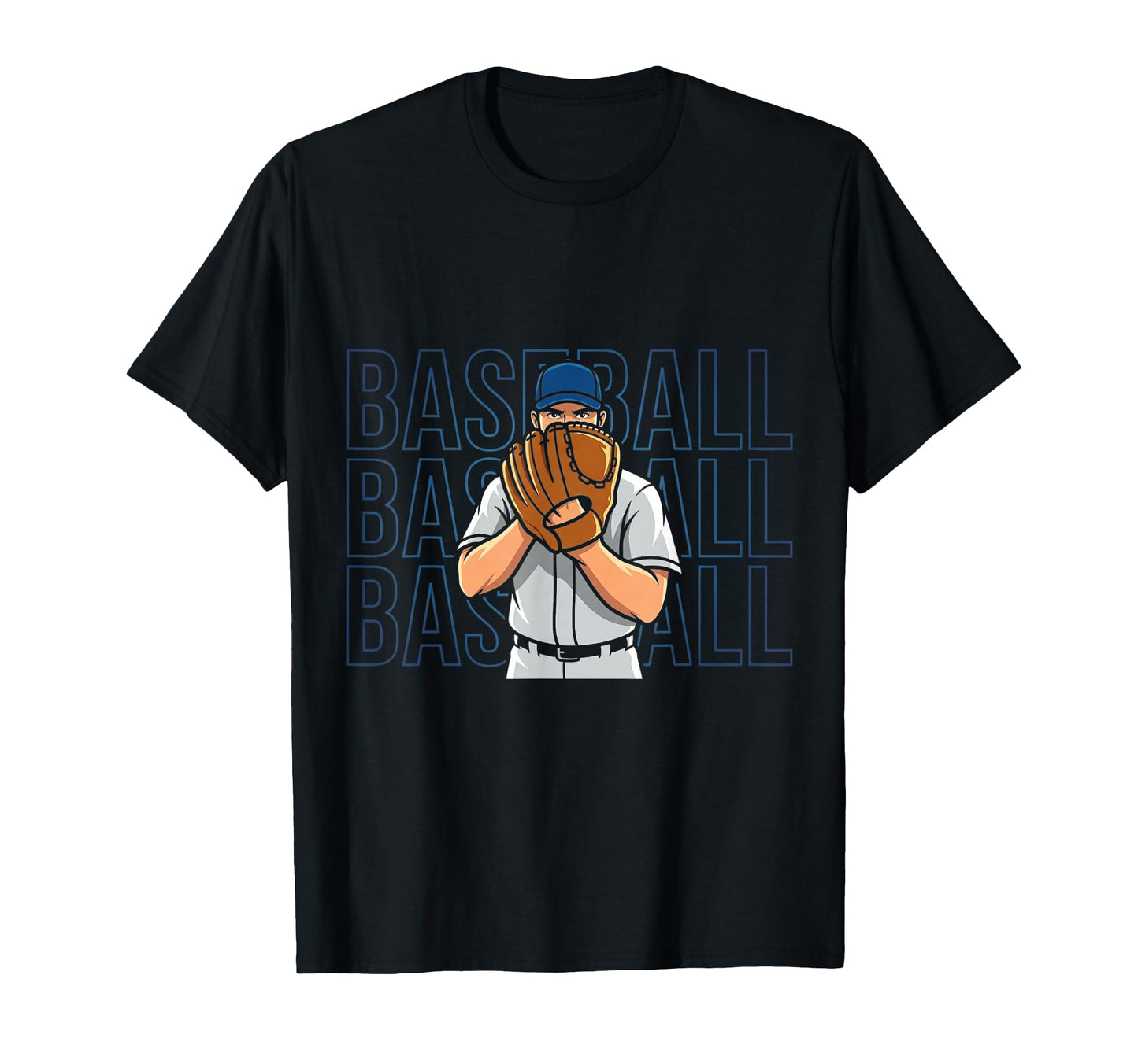 Baseball Pitcher Pitching Sports Fan T-Shirt - Custom Art Print Men Women - T-Shirt, Sweatshirt, Hoodie