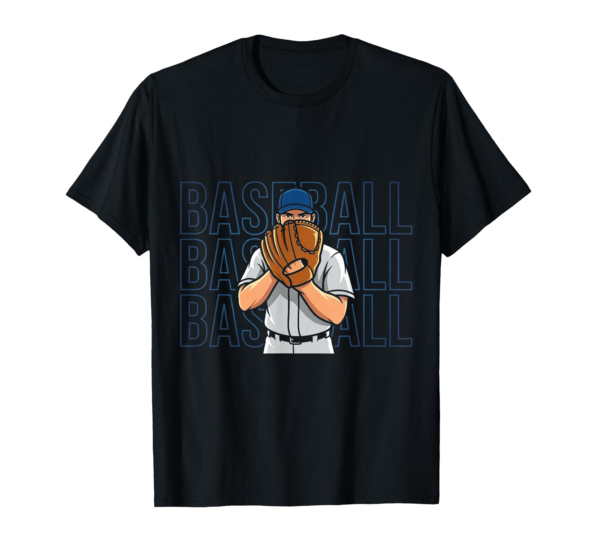 Baseball Pitcher Pitching Sports Fan T-Shirt - Custom Art Print Men Women - T-Shirt, Sweatshirt, Hoodie