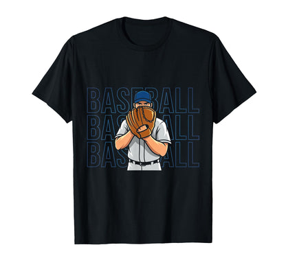 Baseball Pitcher Pitching Sports Fan T-Shirt - Custom Art Print Men Women - T-Shirt, Sweatshirt, Hoodie