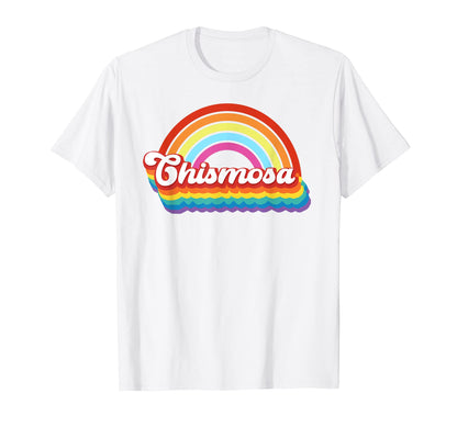 Chismosa Latina Rainbow Groovy T-Shirt - Graphic Print for Adults - T-Shirt, Sweatshirt, Hoodie