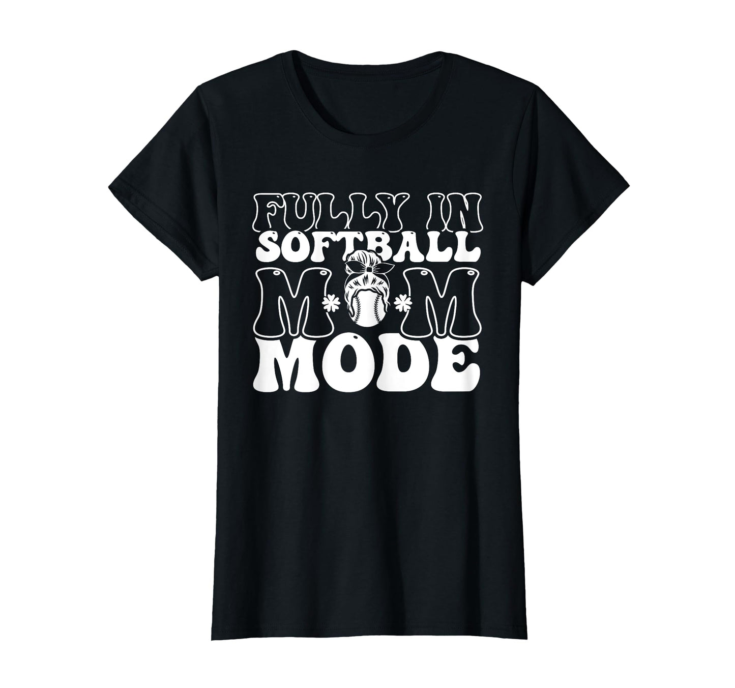 Softball Mom Mothers Day T-Shirt - Casual Everyday Wear for Adults - T-Shirt, Sweatshirt, Hoodie
