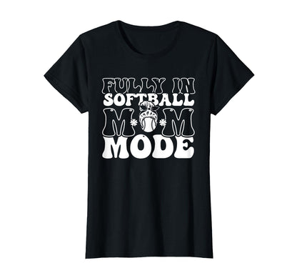Softball Mom Mothers Day T-Shirt - Casual Everyday Wear for Adults - T-Shirt, Sweatshirt, Hoodie