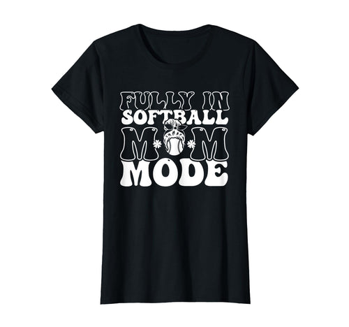 Softball Mom Mothers Day T-Shirt - Casual Everyday Wear for Adults - T-Shirt, Sweatshirt, Hoodie