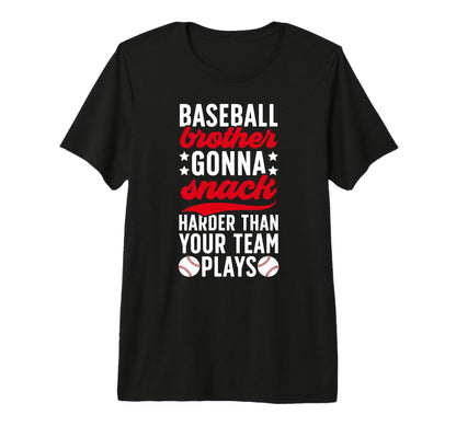 Funny Baseball Brother Baseball Player T-Shirt - Unique Graphic Men Women - T-Shirt, Sweatshirt, Hoodie