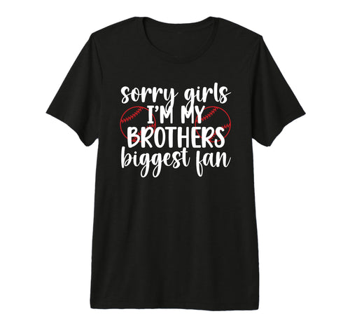 Biggest Fan Baseball Sister Baseball T-Shirt - Novelty Apparel for Adults - T-Shirt, Sweatshirt, Hoodie