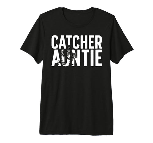 Baseball Catcher Auntie Baseball Catcher T-Shirt - Graphic Print Men Women - T-Shirt, Sweatshirt, Hoodie