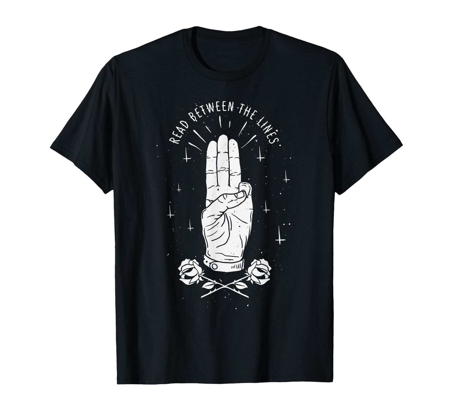 Read Between Lines Aesthetic Edgy T-Shirt - Minimalist Print Men Women - T-Shirt, Sweatshirt, Hoodie