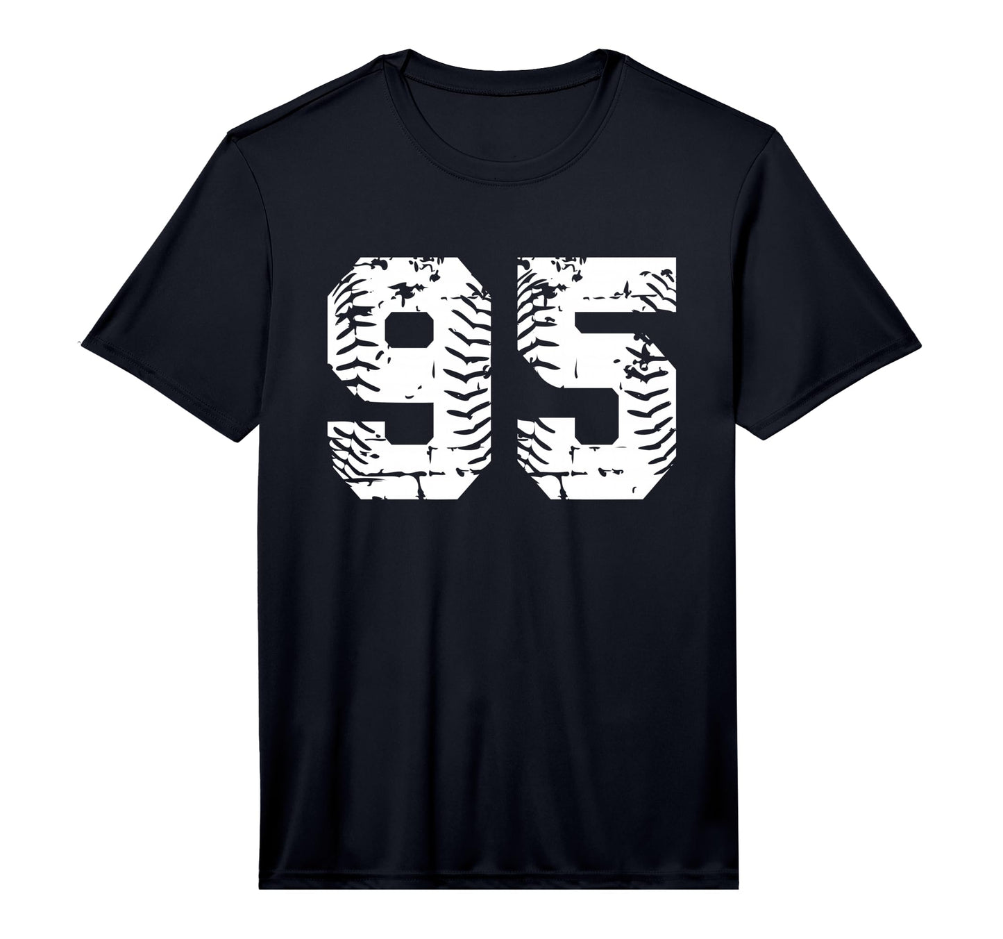 Number 95 Softball Baseball Number T-Shirt - Trendy Graphic Men Women - T-Shirt, Sweatshirt, Hoodie