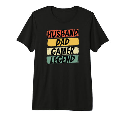 Mens Gamer Dad Husband Dad Video Game T-Shirt - Trendy Graphic for Adults - T-Shirt, Sweatshirt, Hoodie