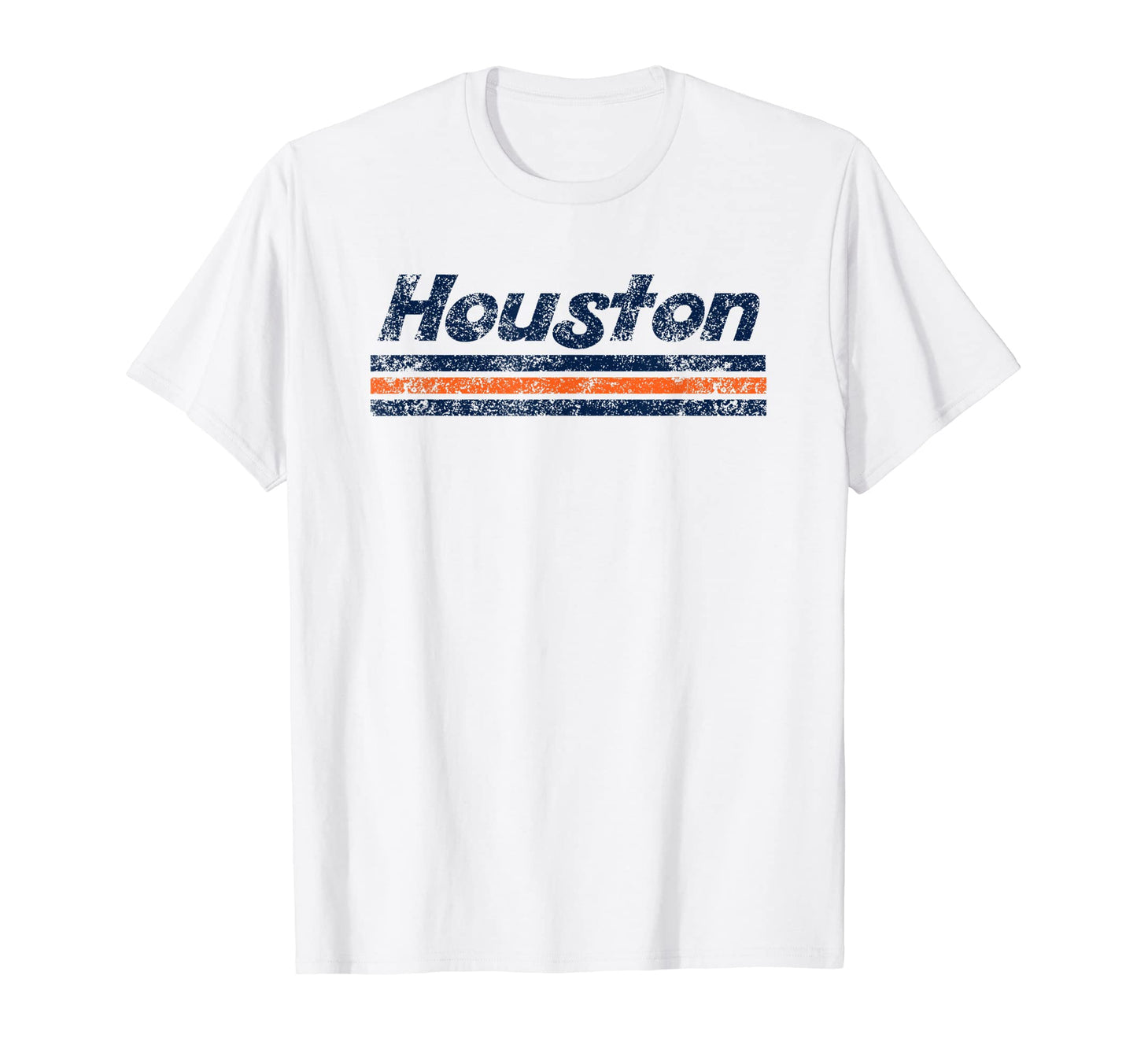 Houston Texas Weathered Stripe T-Shirt - Novelty Apparel Men Women - T-Shirt, Sweatshirt, Hoodie