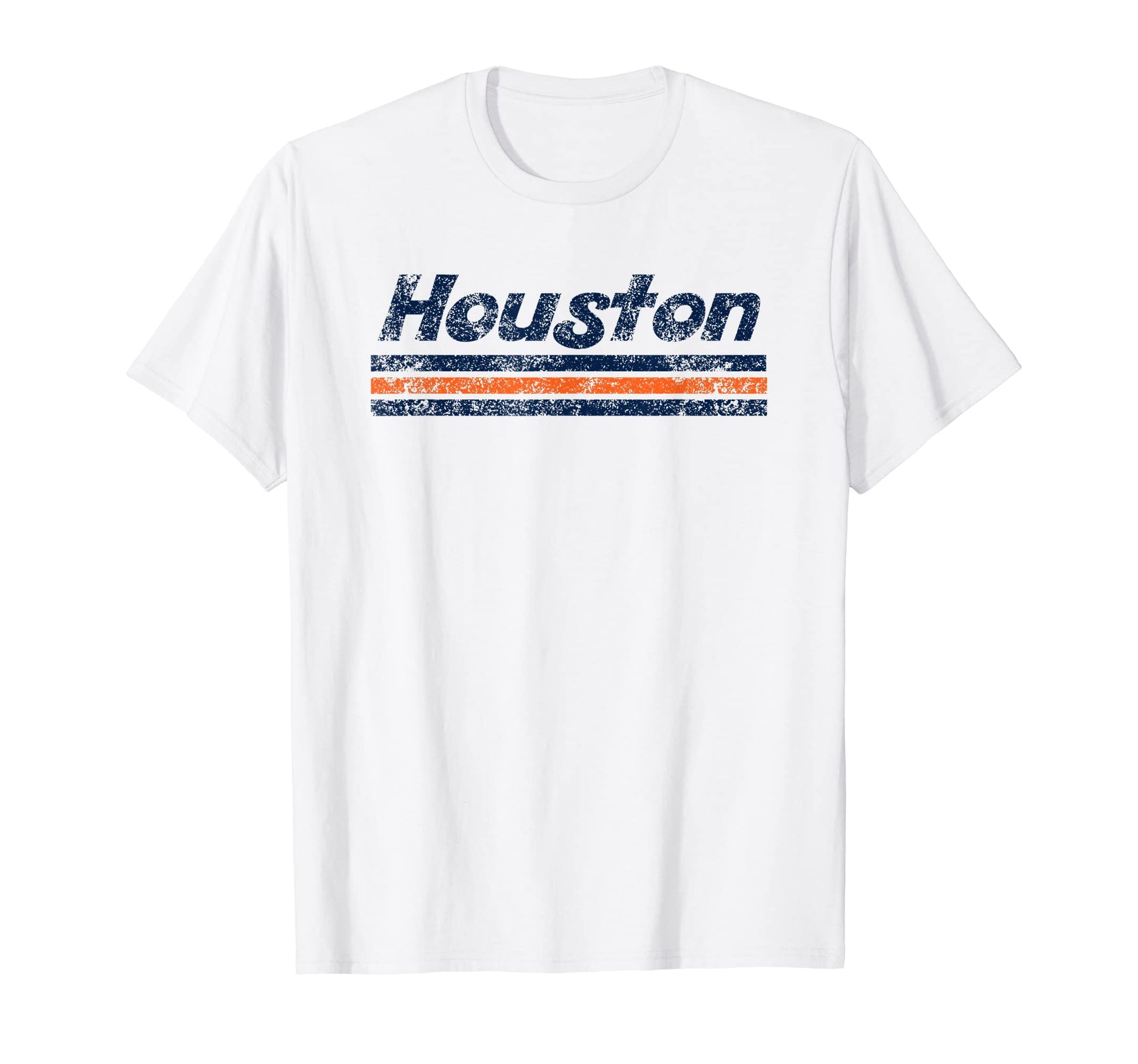 Houston Texas Weathered Stripe T-Shirt - Novelty Apparel Men Women - T-Shirt, Sweatshirt, Hoodie