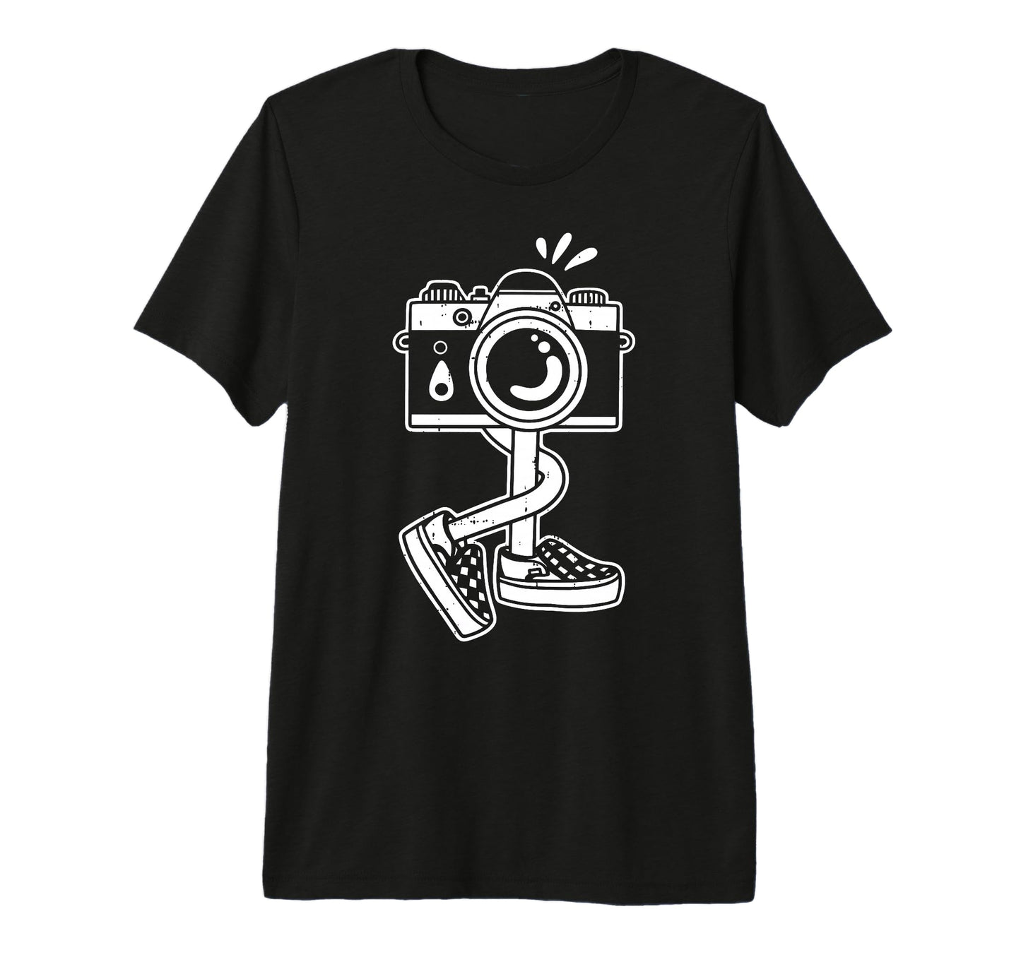 Funny Camera Costume Photographer T-Shirt - Minimalist Print Men Women - T-Shirt, Sweatshirt, Hoodie