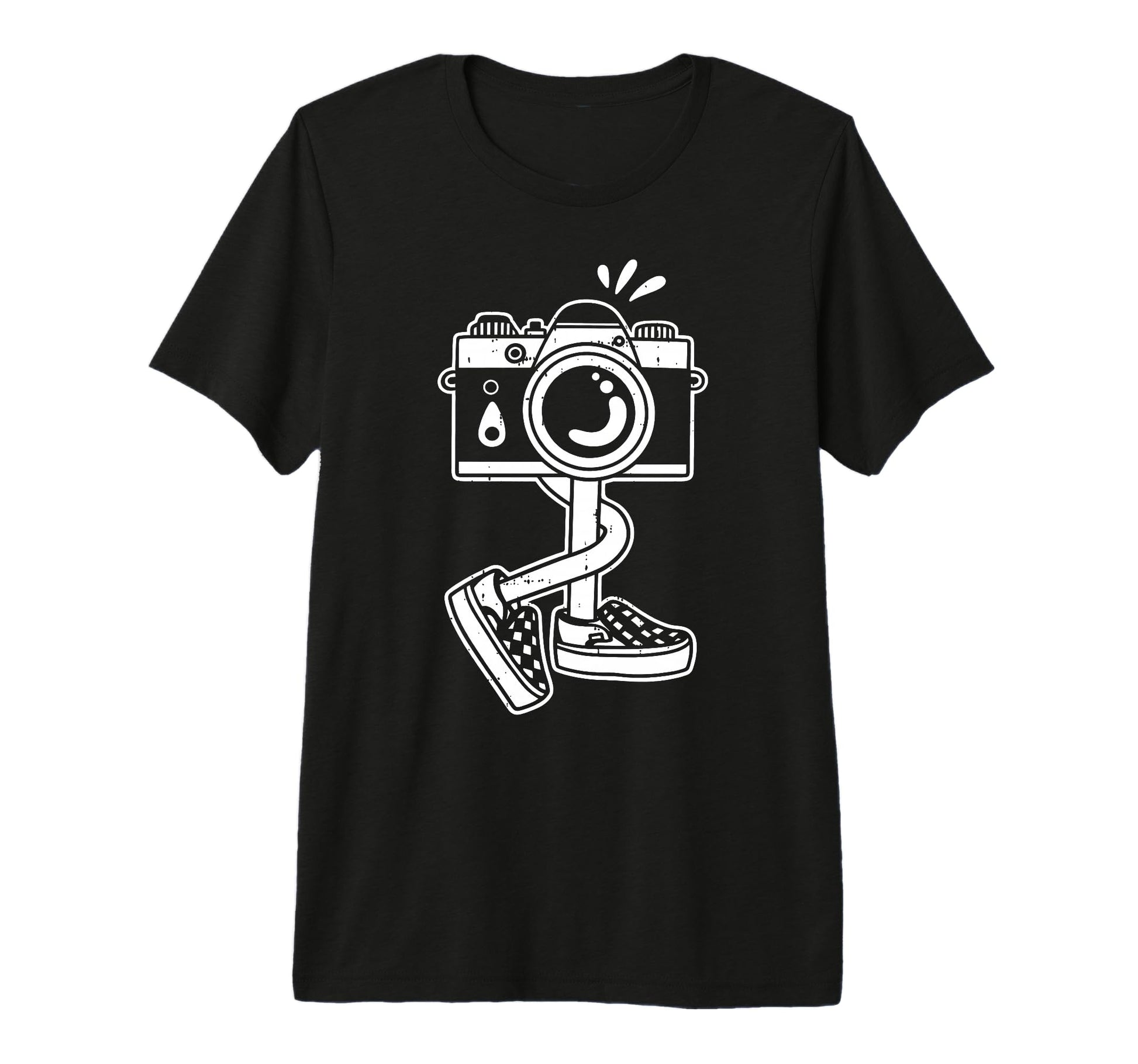 Funny Camera Costume Photographer T-Shirt - Minimalist Print Men Women - T-Shirt, Sweatshirt, Hoodie
