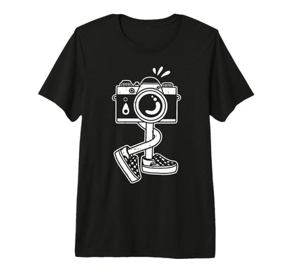 Funny Camera Costume Photographer T-Shirt - Minimalist Print Men Women - T-Shirt, Sweatshirt, Hoodie