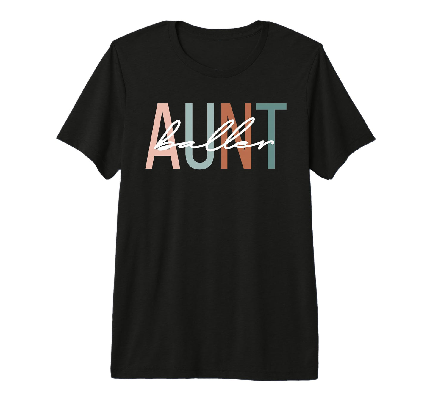 Baller Aunt Boho Softball Baseball Aunt T-Shirt - Novelty Apparel Unisex - T-Shirt, Sweatshirt, Hoodie