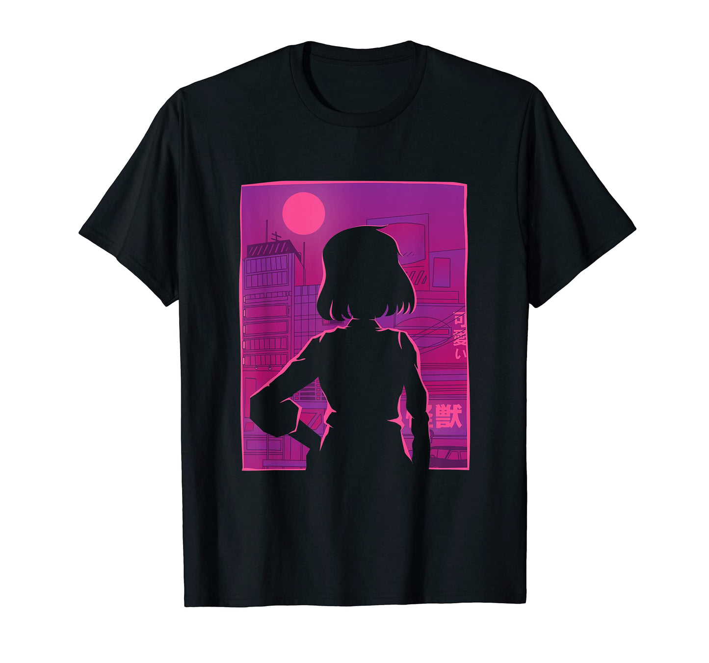 Sad Anime Japanese Vaporwave T-Shirt - Streetwear Style Men Women - T-Shirt, Sweatshirt, Hoodie