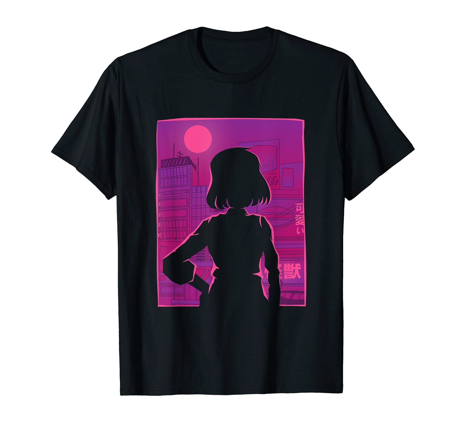 Sad Anime Japanese Vaporwave T-Shirt - Streetwear Style Men Women - T-Shirt, Sweatshirt, Hoodie