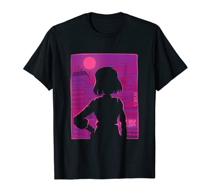 Sad Anime Japanese Vaporwave T-Shirt - Streetwear Style Men Women - T-Shirt, Sweatshirt, Hoodie