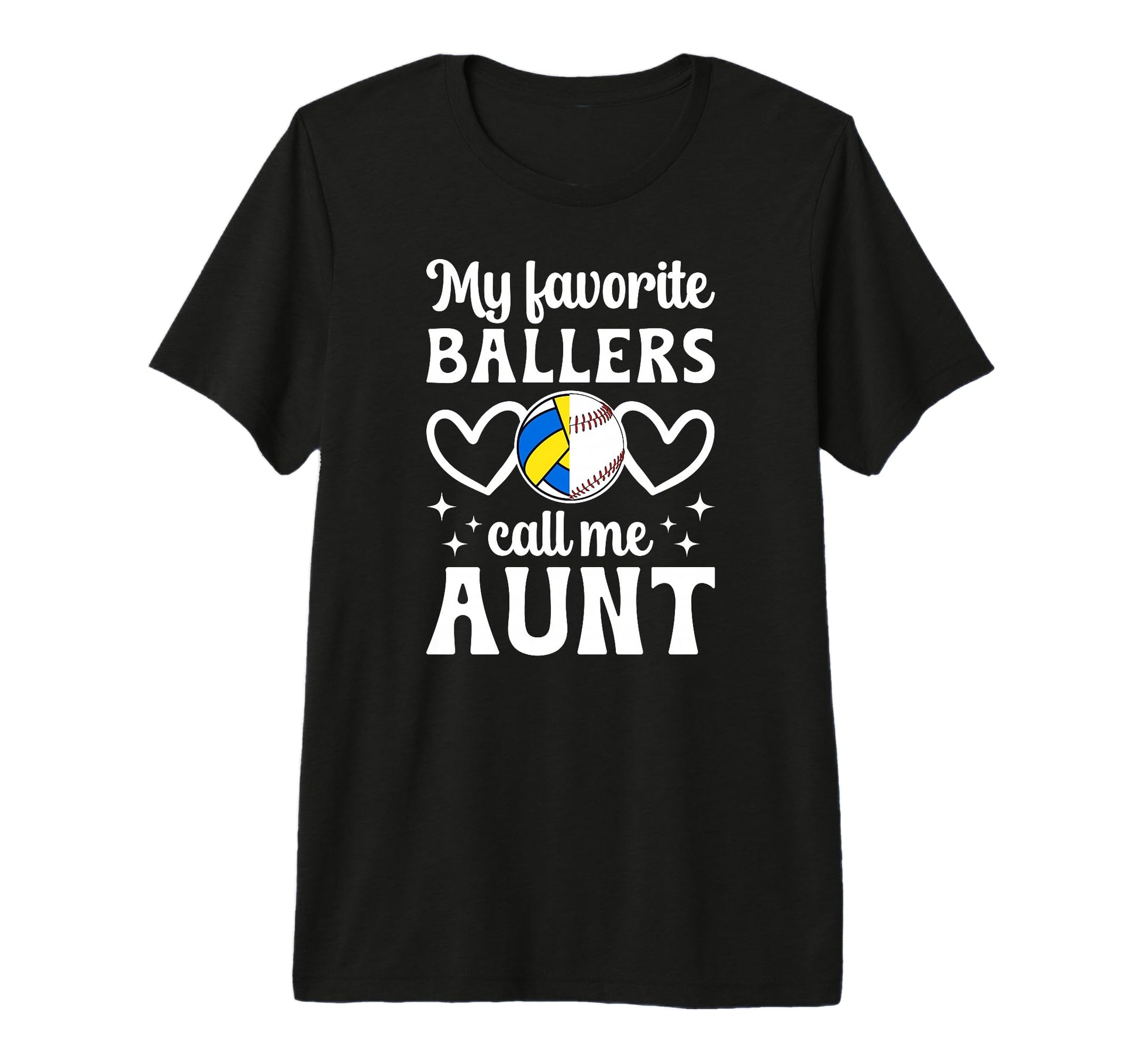 My Favorite Ballers Call Me Aunt T-Shirt - Unique Graphic Men Women - T-Shirt, Sweatshirt, Hoodie