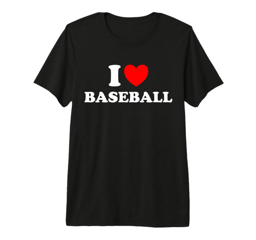 Baseball Heart I Love Baseball Tri T-Shirt - Streetwear Style for Adults - T-Shirt, Sweatshirt, Hoodie