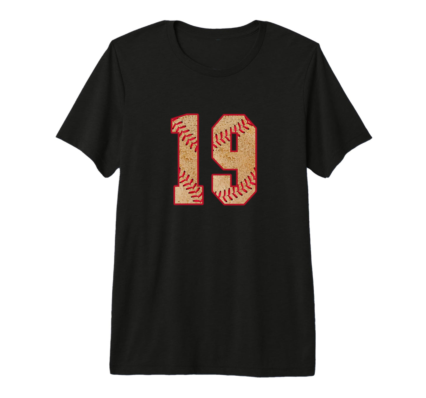 Baseball Player Jersey Number 19 T-Shirt - Fun Novelty Design Men Women - T-Shirt, Sweatshirt, Hoodie
