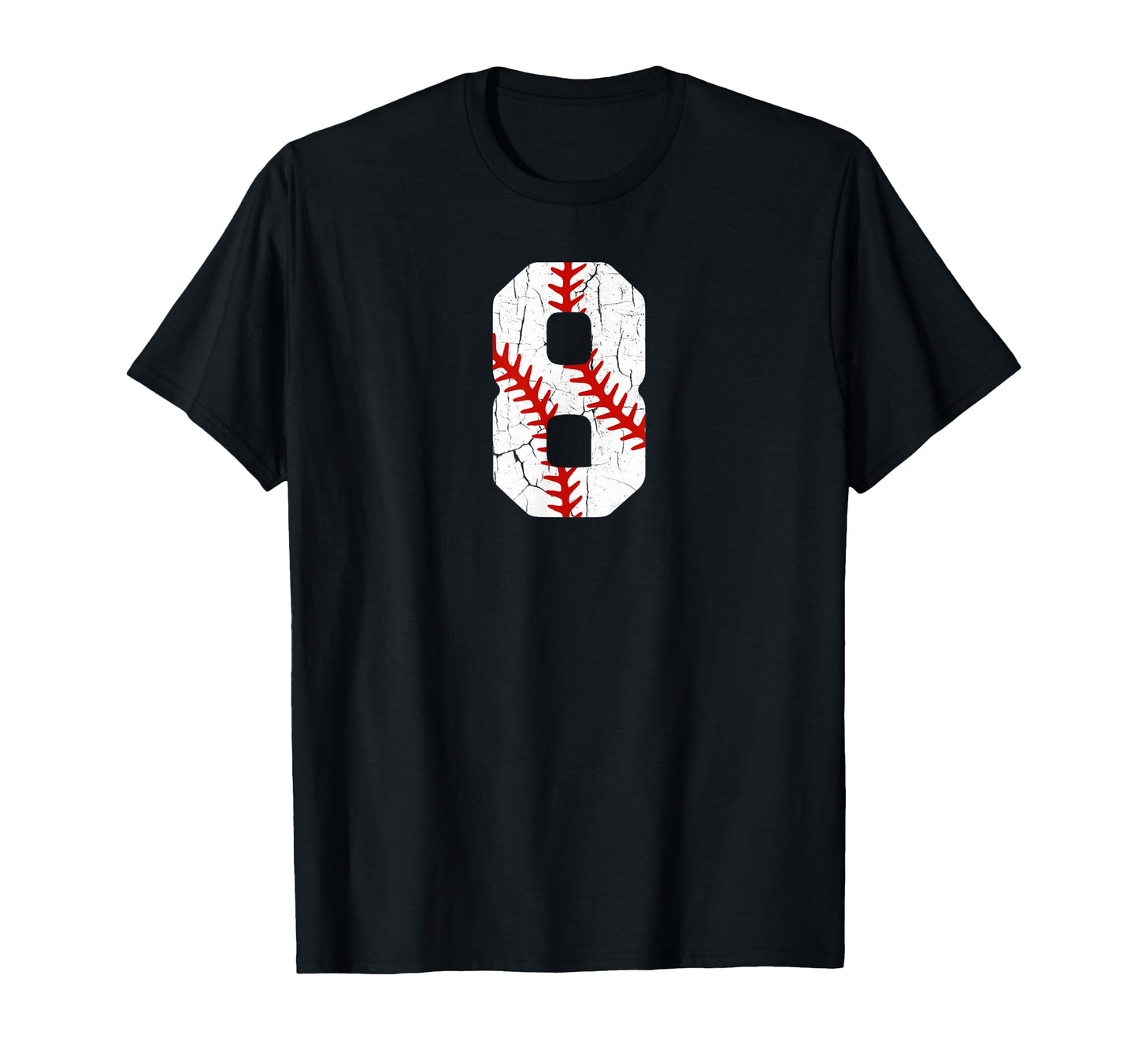 Baseball Player Jersey Number 8 8 T-Shirt - Streetwear Style Men Women - T-Shirt, Sweatshirt, Hoodie