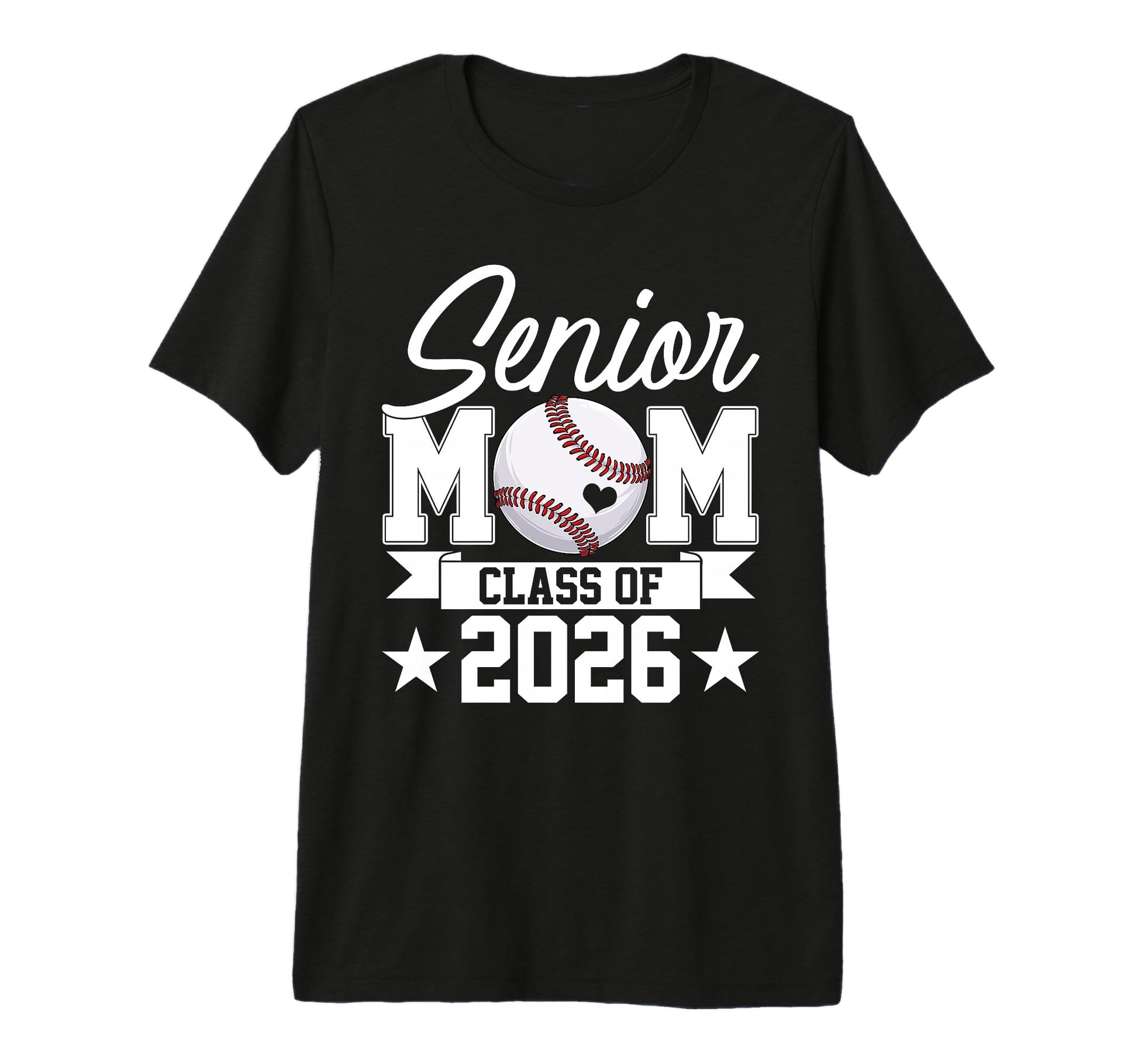 Senior Mom Class 2026 Graduate T-Shirt - Minimalist Print for Adults - T-Shirt, Sweatshirt, Hoodie