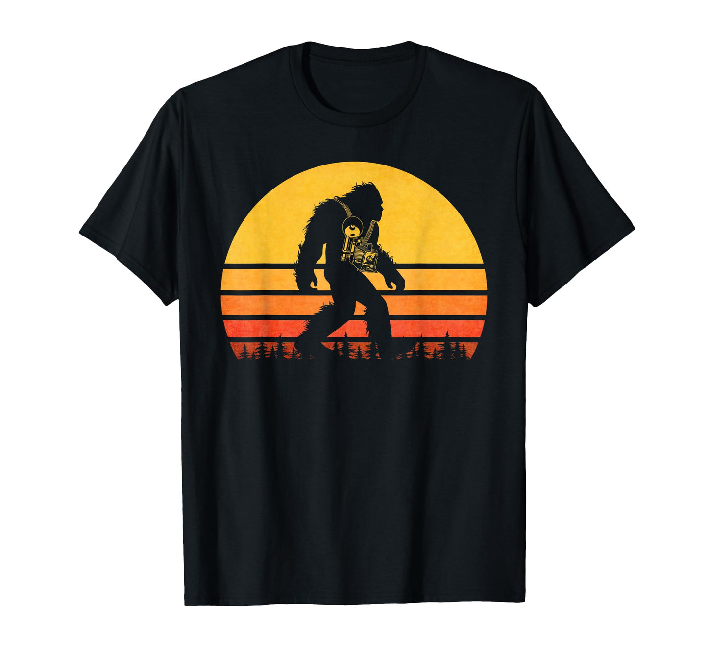Bigfoot Camera Fun Sasquatch T-Shirt - Streetwear Style Men Women - T-Shirt, Sweatshirt, Hoodie